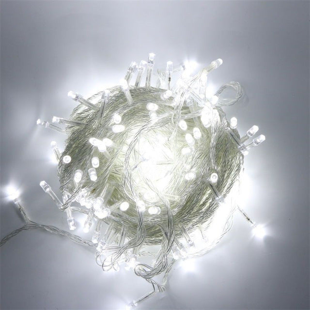 LED Christmas Light Fairy String Garland Plug In 30M 50M 100M